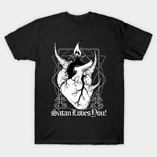 Baphoheart: Satan Loves You! T-Shirt